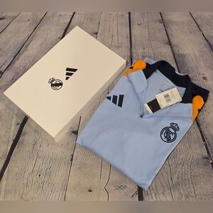 NWT REAL MADRID TRNG TOP L (SLIM FIT)